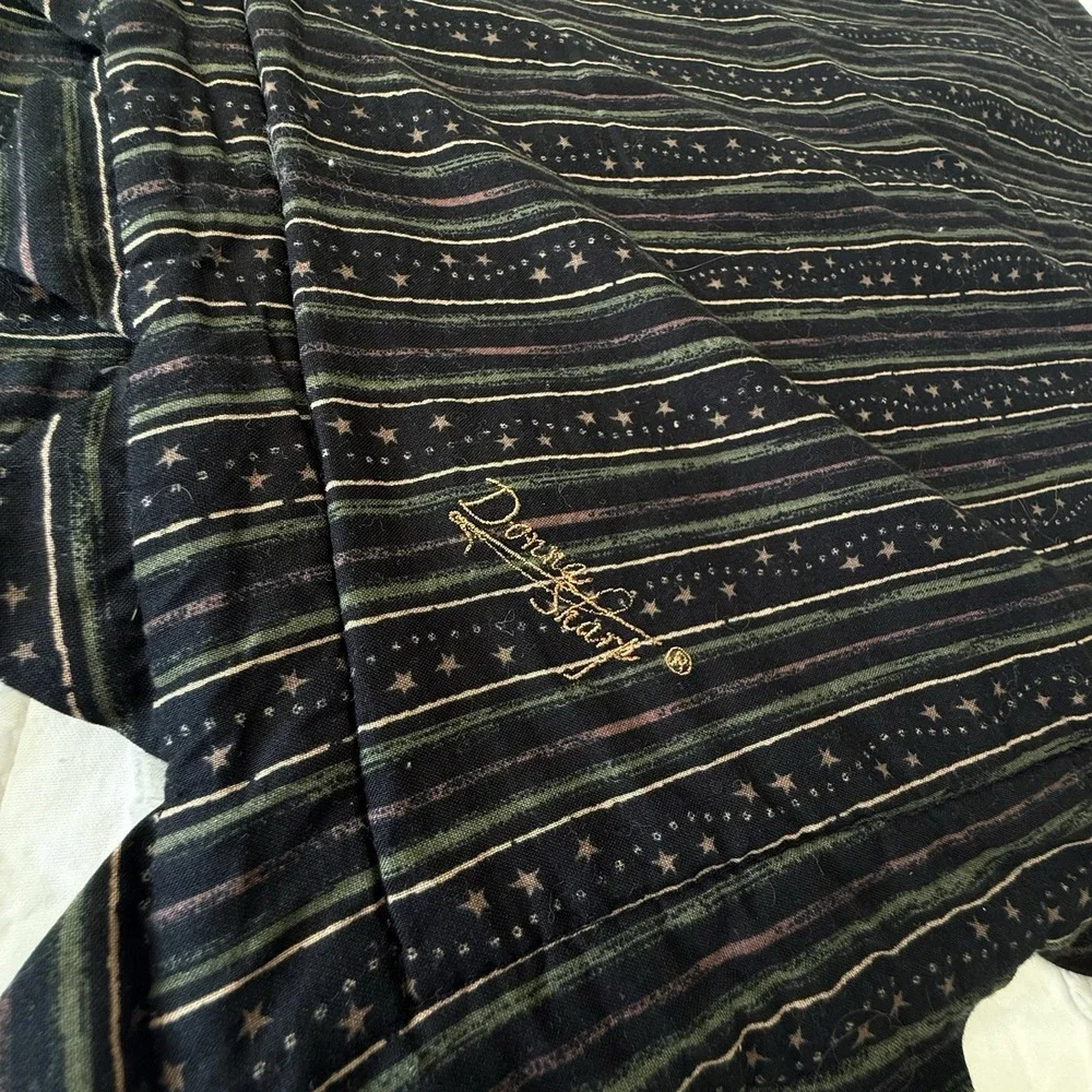 3 Donna Sharp Quilted Pillow Shams Quido Lincoln Star Sham 25x29